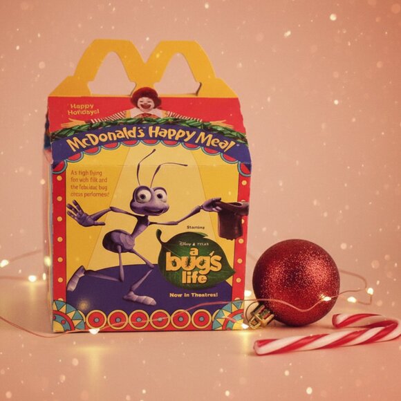 Vintage 1998 McDonald’s Happy Meal Box – Disney Pixar A Bug’s Life Circus Theme - Picture 2 of 10